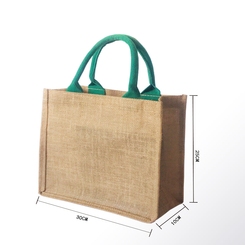 Sacs de jute en toile de jute de taille moyenne pour cadeau