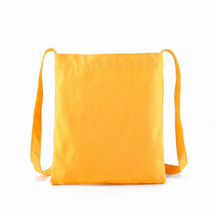 Sacs messagers en toile de couleur économique en gros avec bretelles