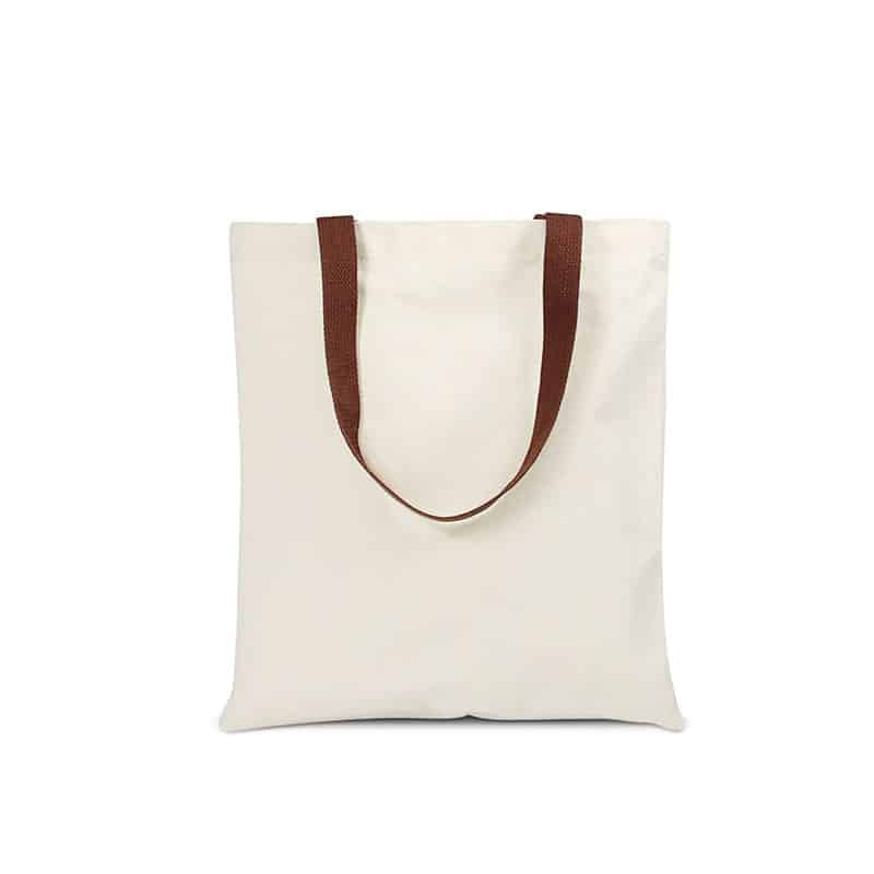 Borse tote in tela economiche con manici colorati sfuse