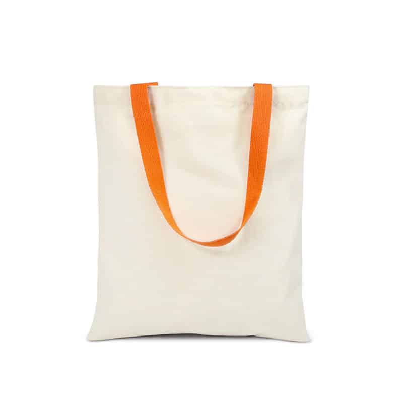 Borse tote in tela economiche con manici colorati sfuse