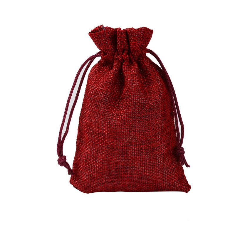 Sacs de friandises en toile de jute, grande économie, vente en gros pour fête