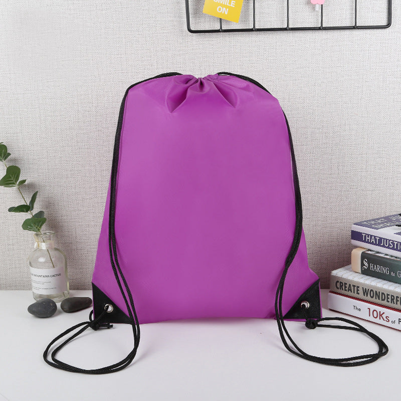 Sacs à dos à cordon en polyester durable, vente en gros, pour salle de sport