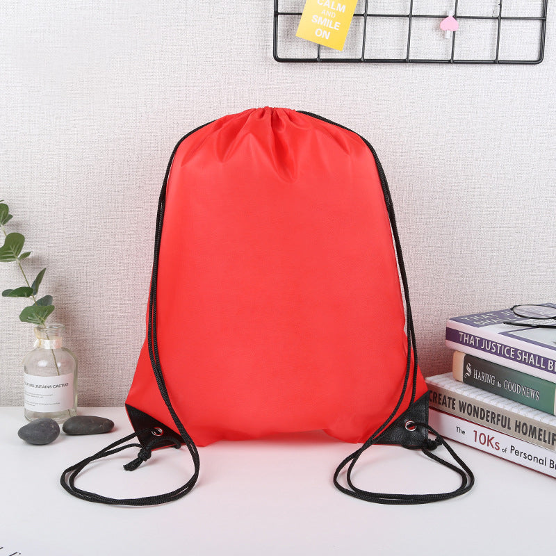 Sacs à dos à cordon en polyester durable, vente en gros, pour salle de sport