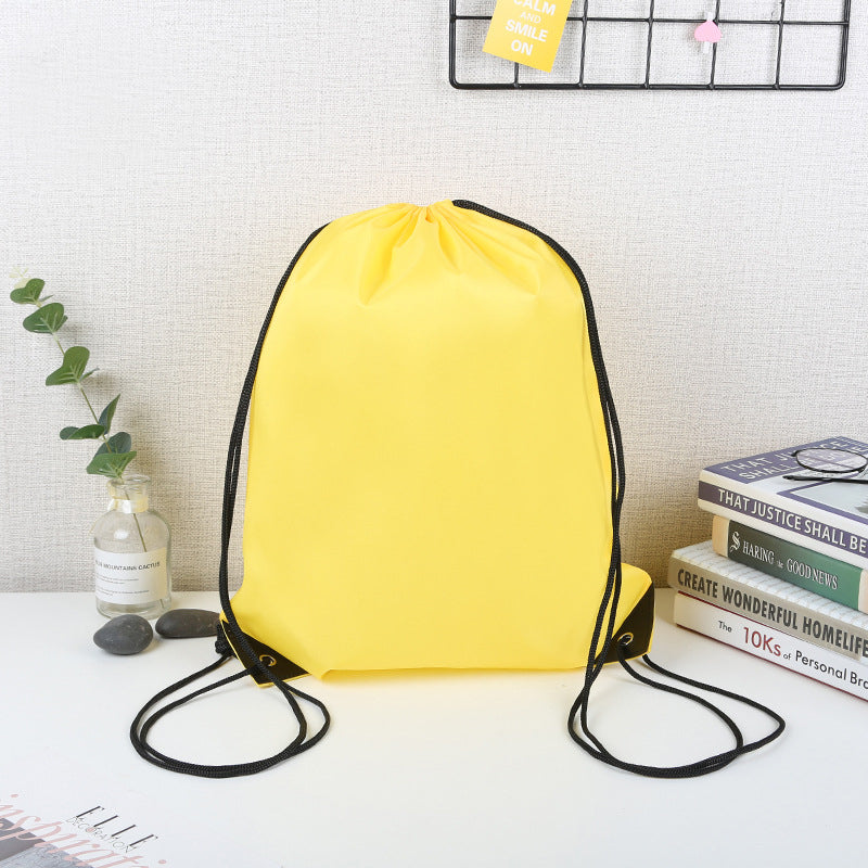 Sacs à dos à cordon en polyester durable, vente en gros, pour salle de sport