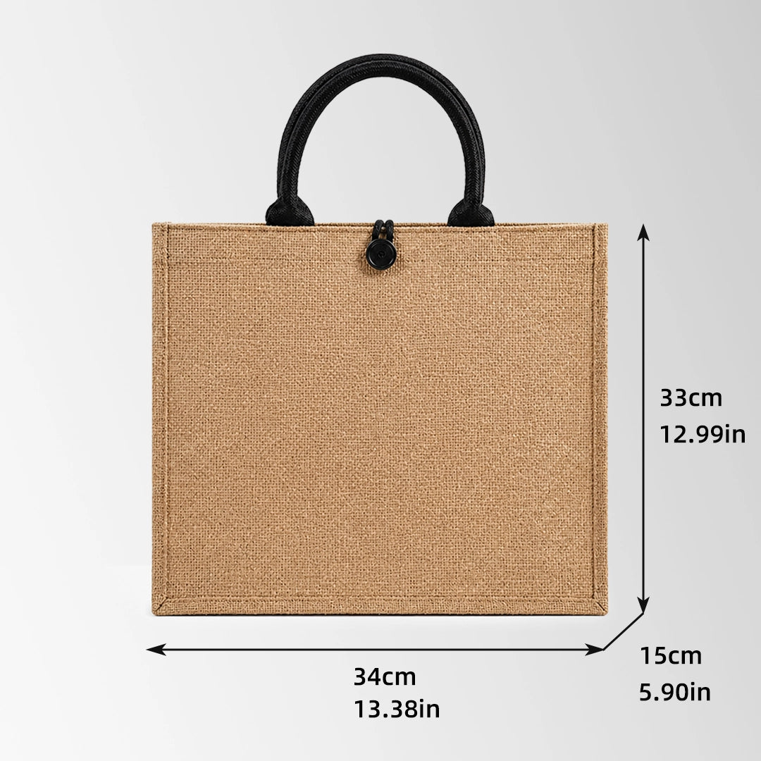 Waterproof Coated Natural Fiber Custom Burlap Jute Bags