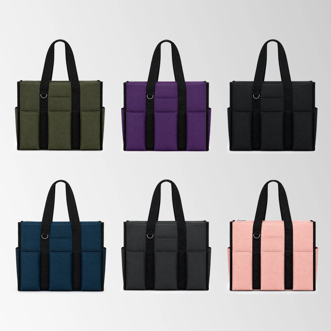 Waterproof Large Tote Bags for Work with Multi-pocket
