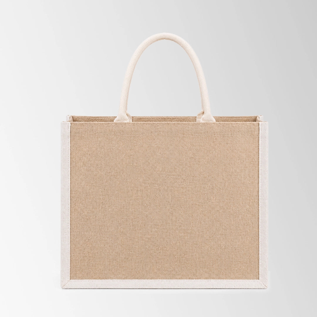 Fashion Color Personalized Jute Tote Bags