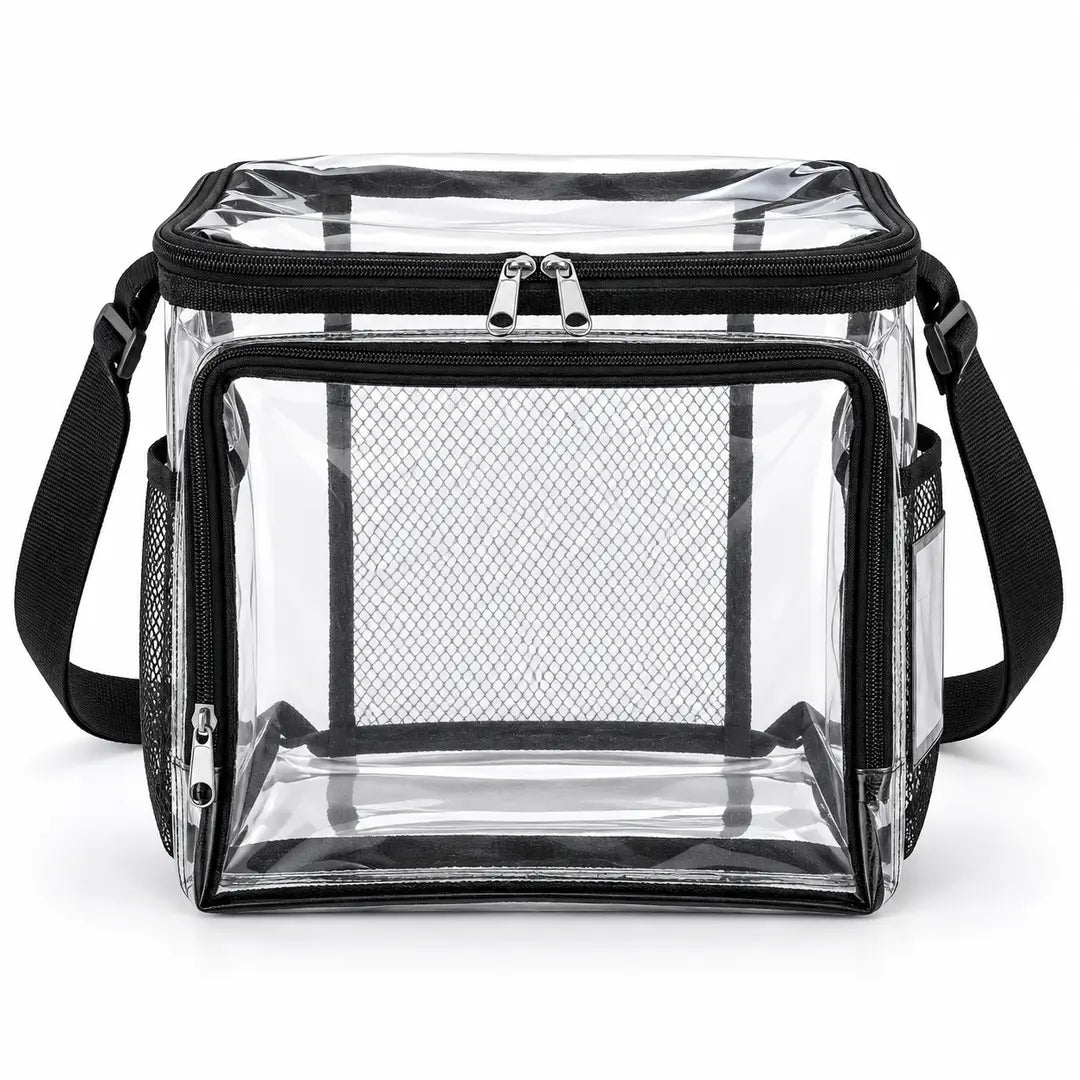 Wholesale Clear Lunch Bags with Adjustable Shoulder Strap