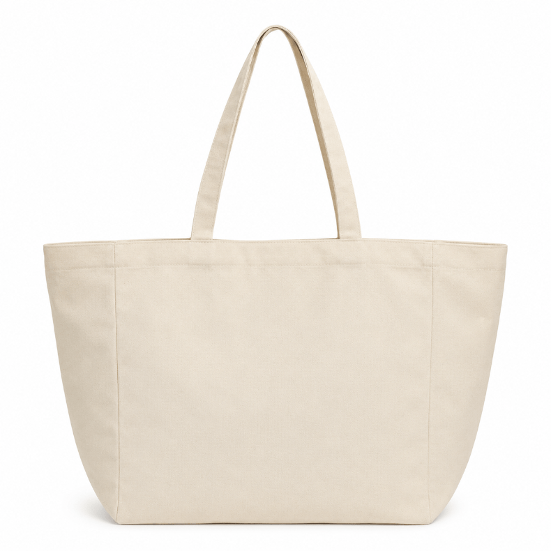 Wholesale Large Canvas Laptop Tote Bag with Gusset and Inside Pocket