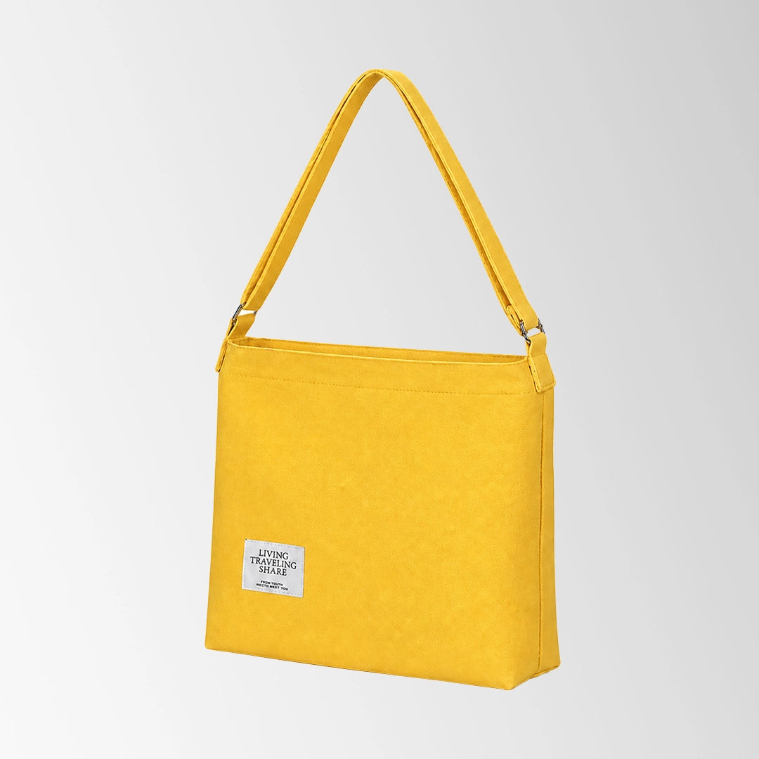 Large Soft Multi-Use Canvas Tote Bags with Zipper