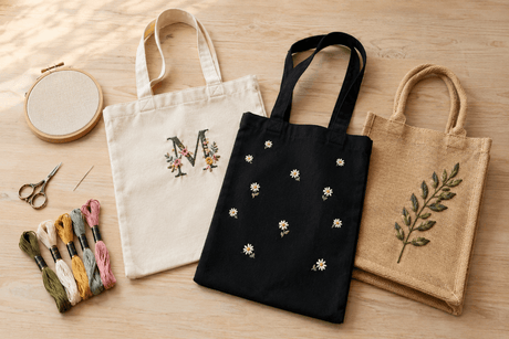 15 Simple Embroidered Tote Bag Ideas for Beginners