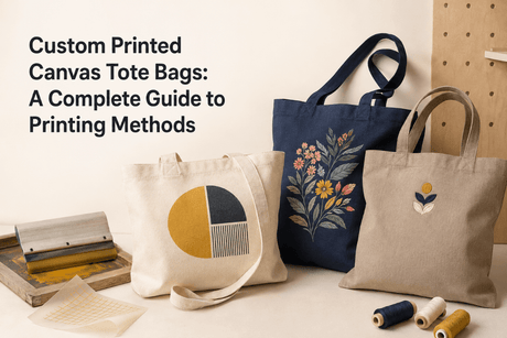 Custom Printed Canvas Tote Bags Printing Methods Guide