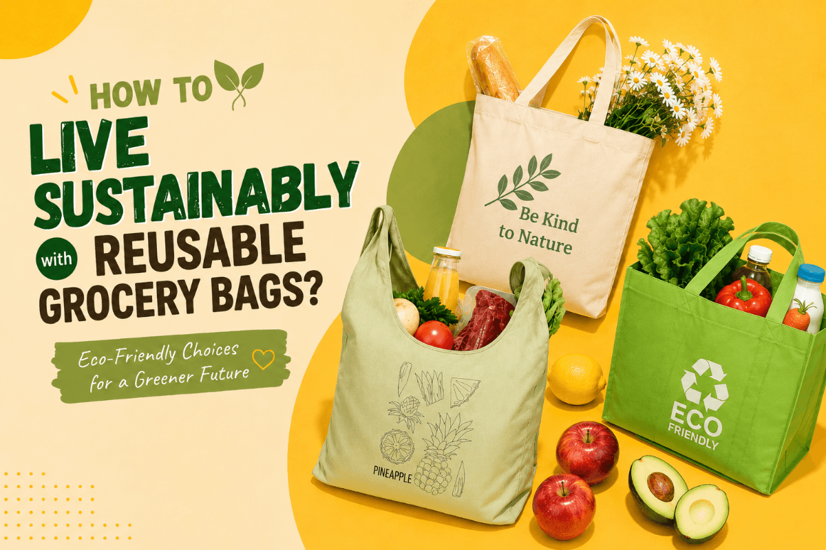 How to Live Sustainably with Reusable Grocery Bags?