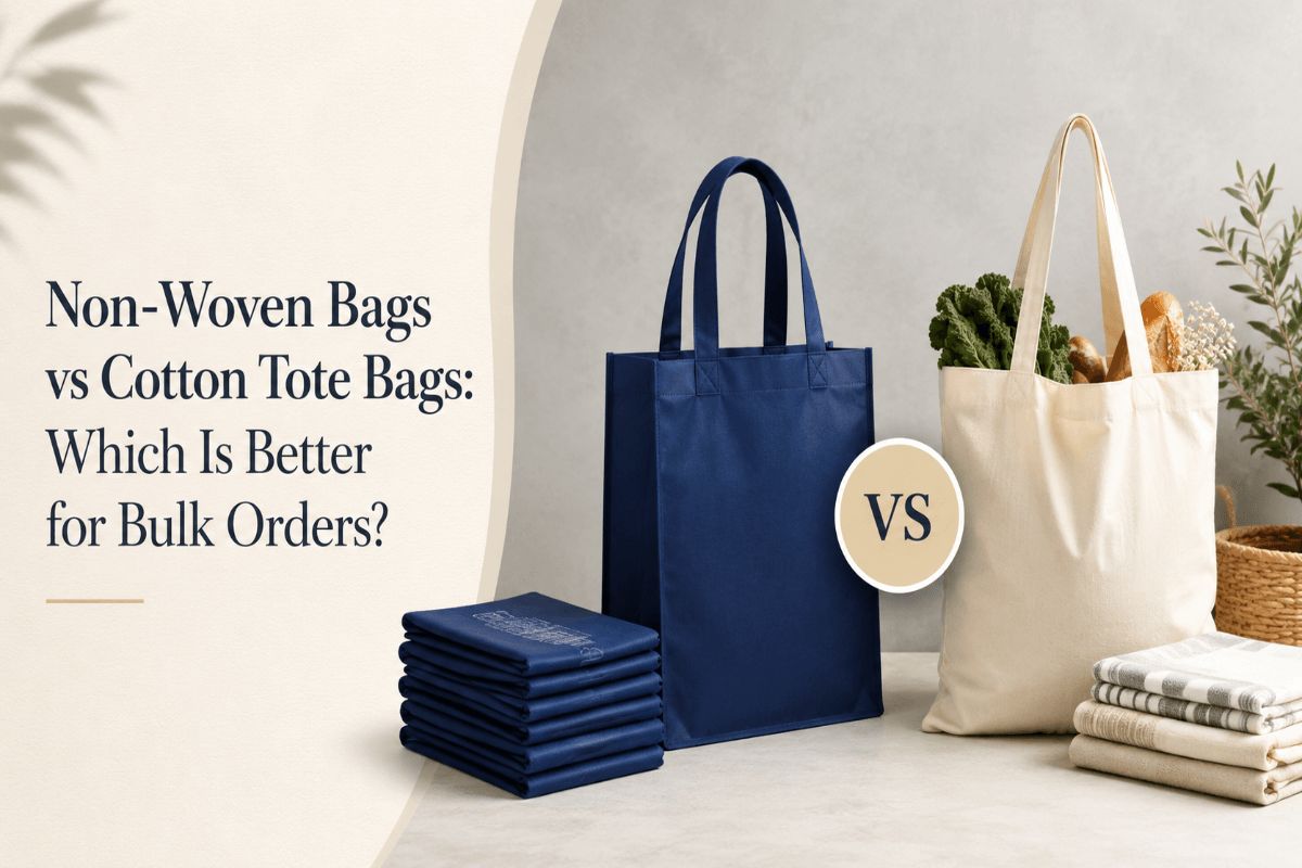 Non-Woven Bags vs Cotton Tote Bags
