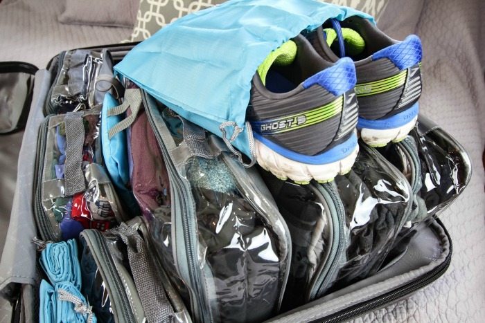 How to pack shoes in suitcase?