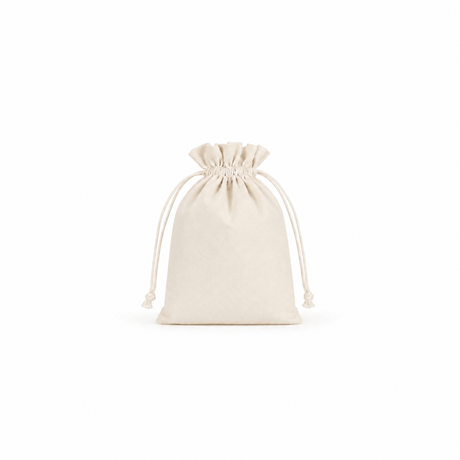 13cm Wholesale Soft 100% Cotton Small Bags with Drawstring