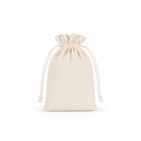 18cm Medium Wholesale Soft 100% Cotton Drawstring Bags
