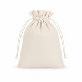24cm Large Wholesale Soft 100% Cotton Cloth Drawstring Bags