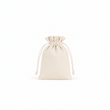 9cm Mini Wholesale Soft 100% Cotton Drawstring Bags