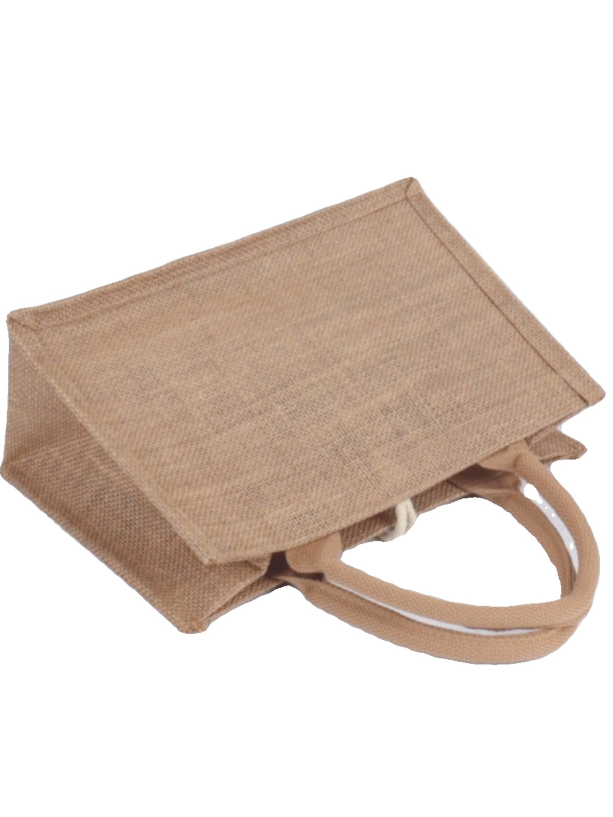 Burlap Jute Beach Bags with Button in Bulk