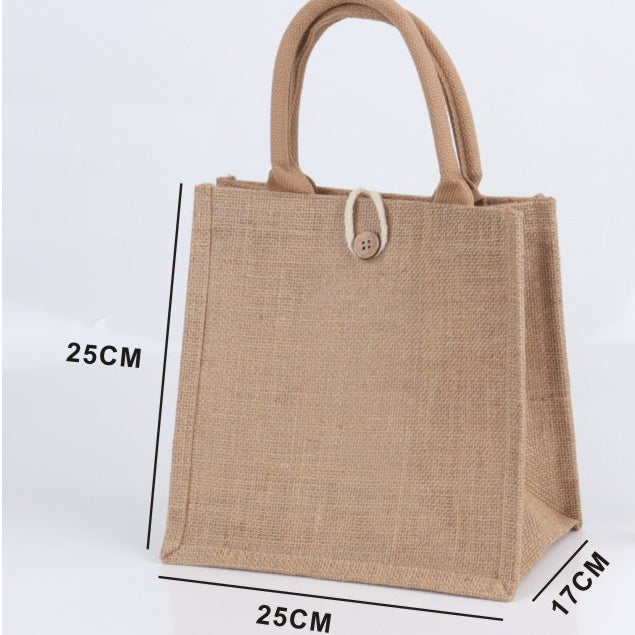 Custom Burlap Tote Bags-Personalized Gift Bags With Logo