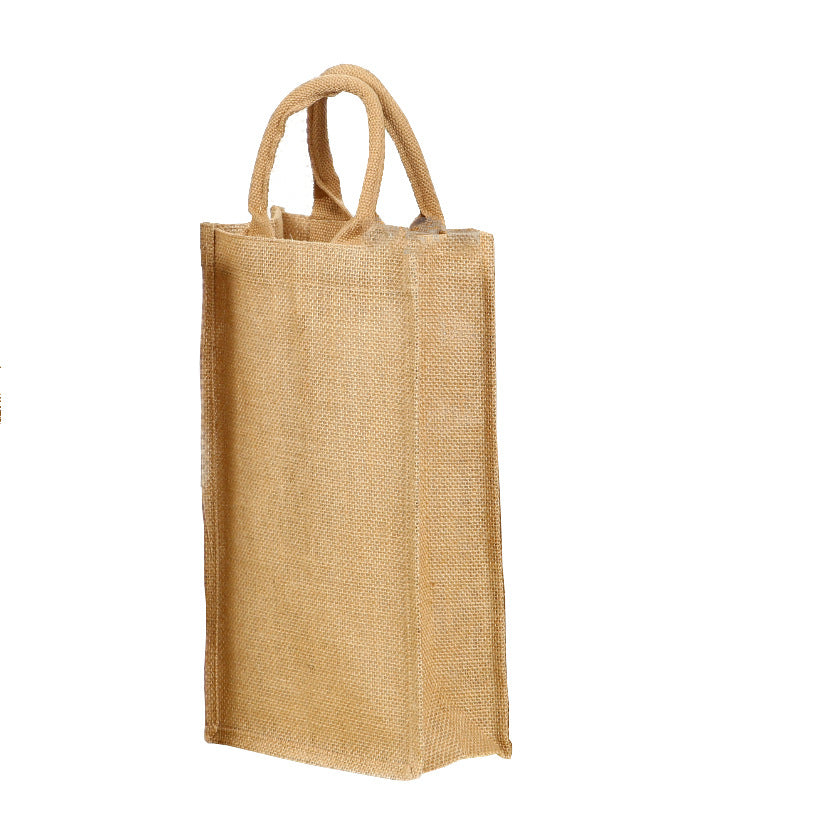 Wholesale Heavyweight Burlap Jute Double Wine Bag