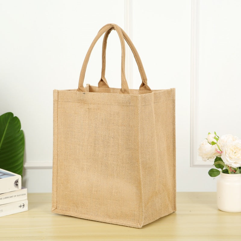 Wholesale Heavyweight Burlap Jute 6 Bottle Wine Tote Bags