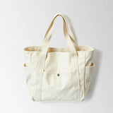 Thickened Tote Bags with Zipper Multi-Pocket Design