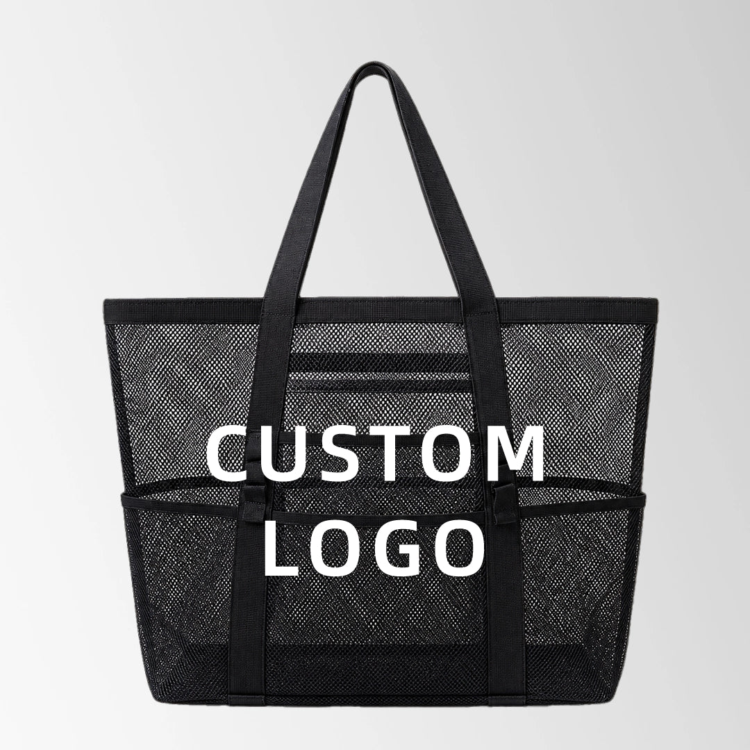 Promotional Mesh Beach Bag with Multiple Pockets