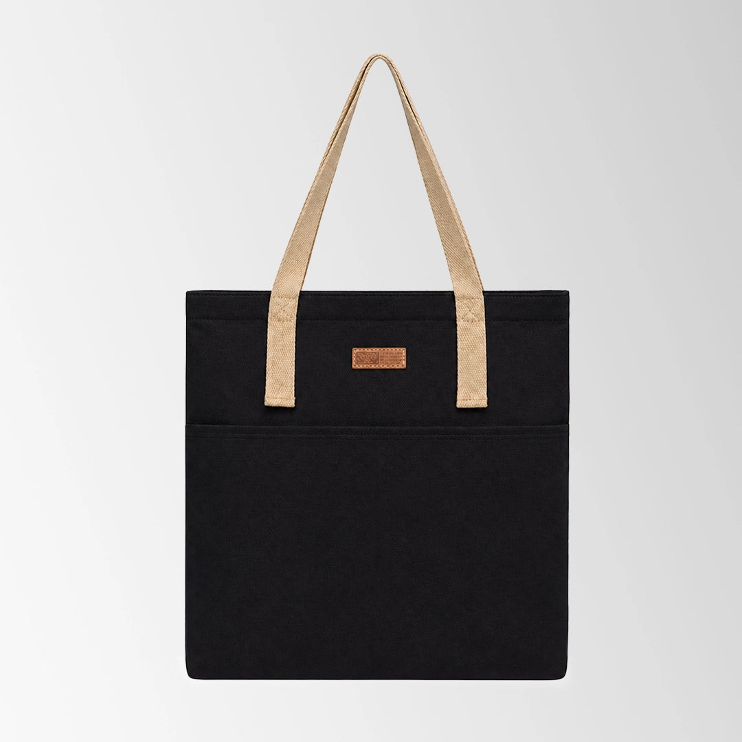 Multi-Pocket Custom Canvas Tote Bags with Zipper