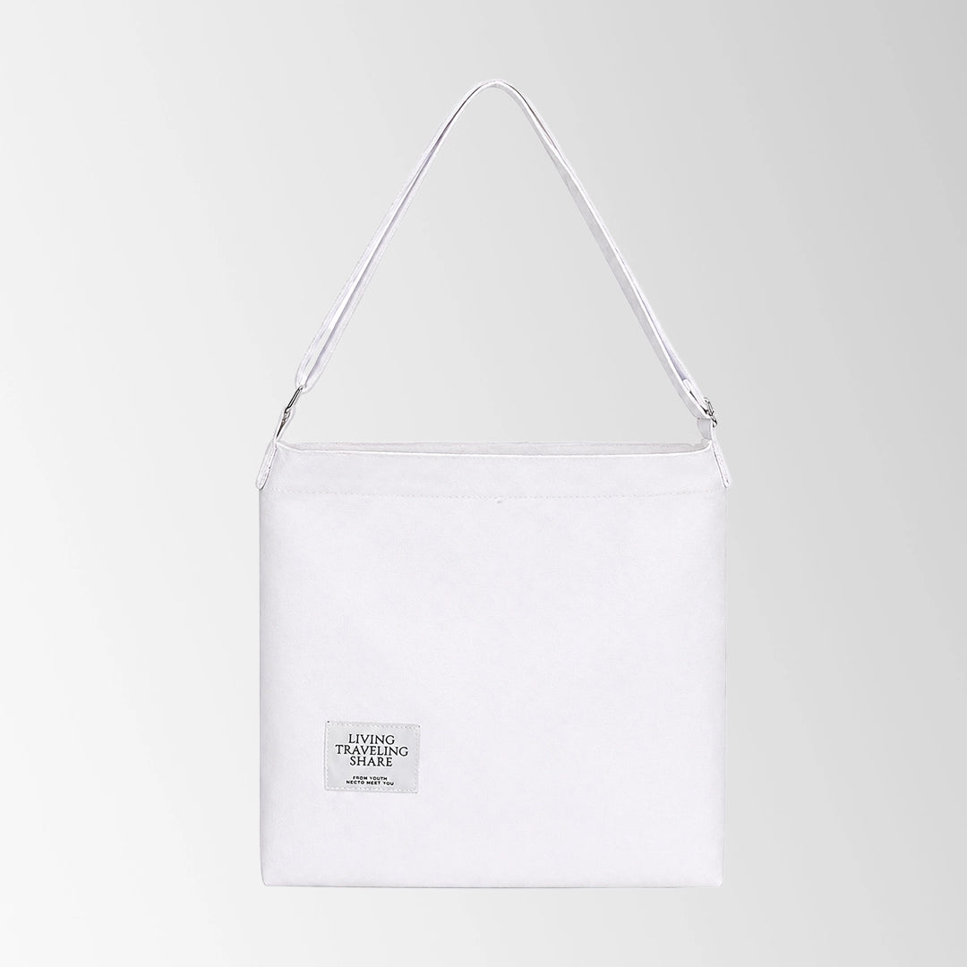 Large Soft Multi-Use Canvas Tote Bags with Zipper