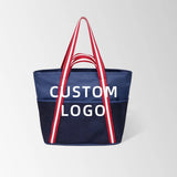 Promotional Waterproof Mesh Beach Tote Bags with Dual-Handle