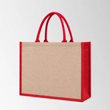 Fashion Color Personalized Jute Tote Bags