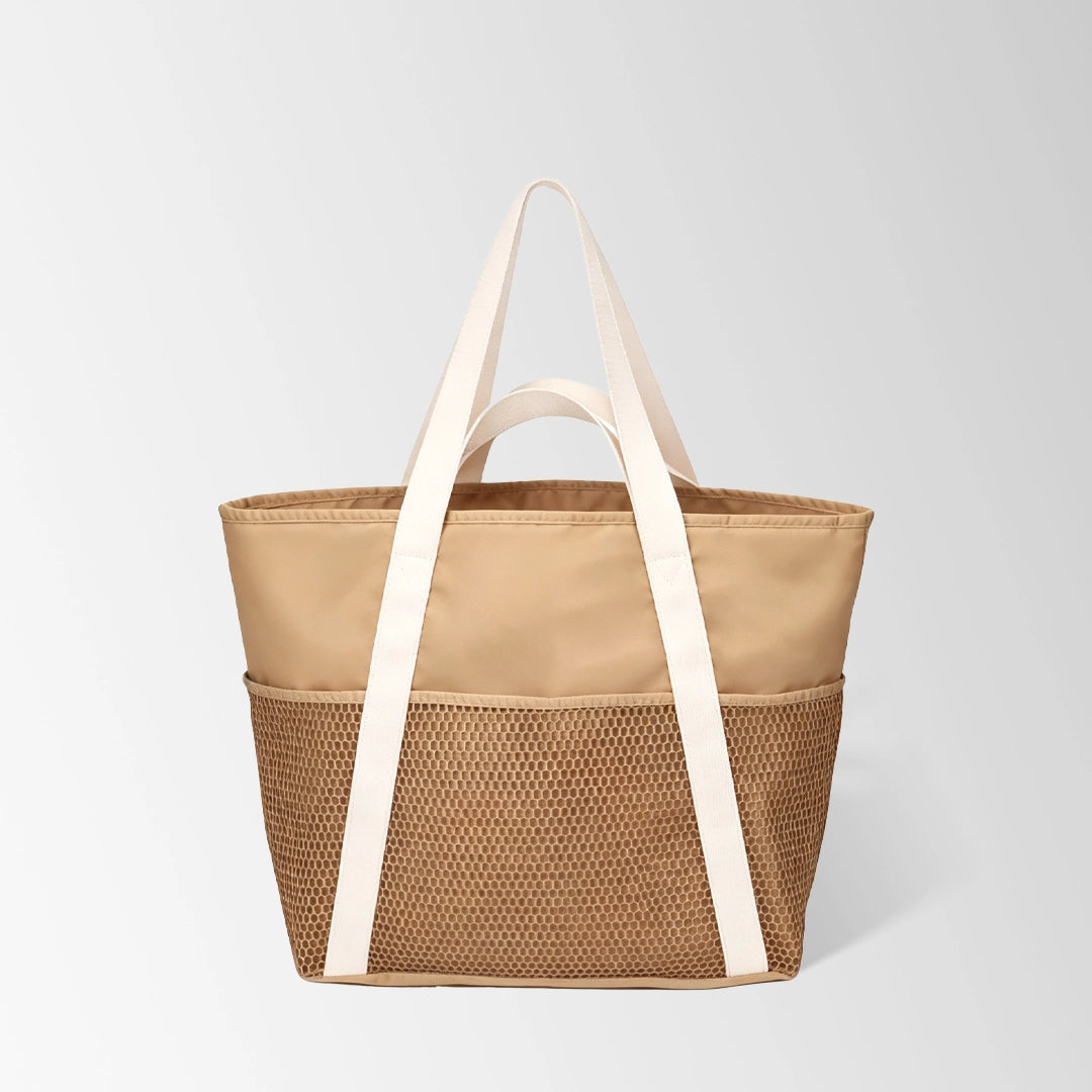 Promotional Waterproof Mesh Beach Tote Bags with Dual-Handle