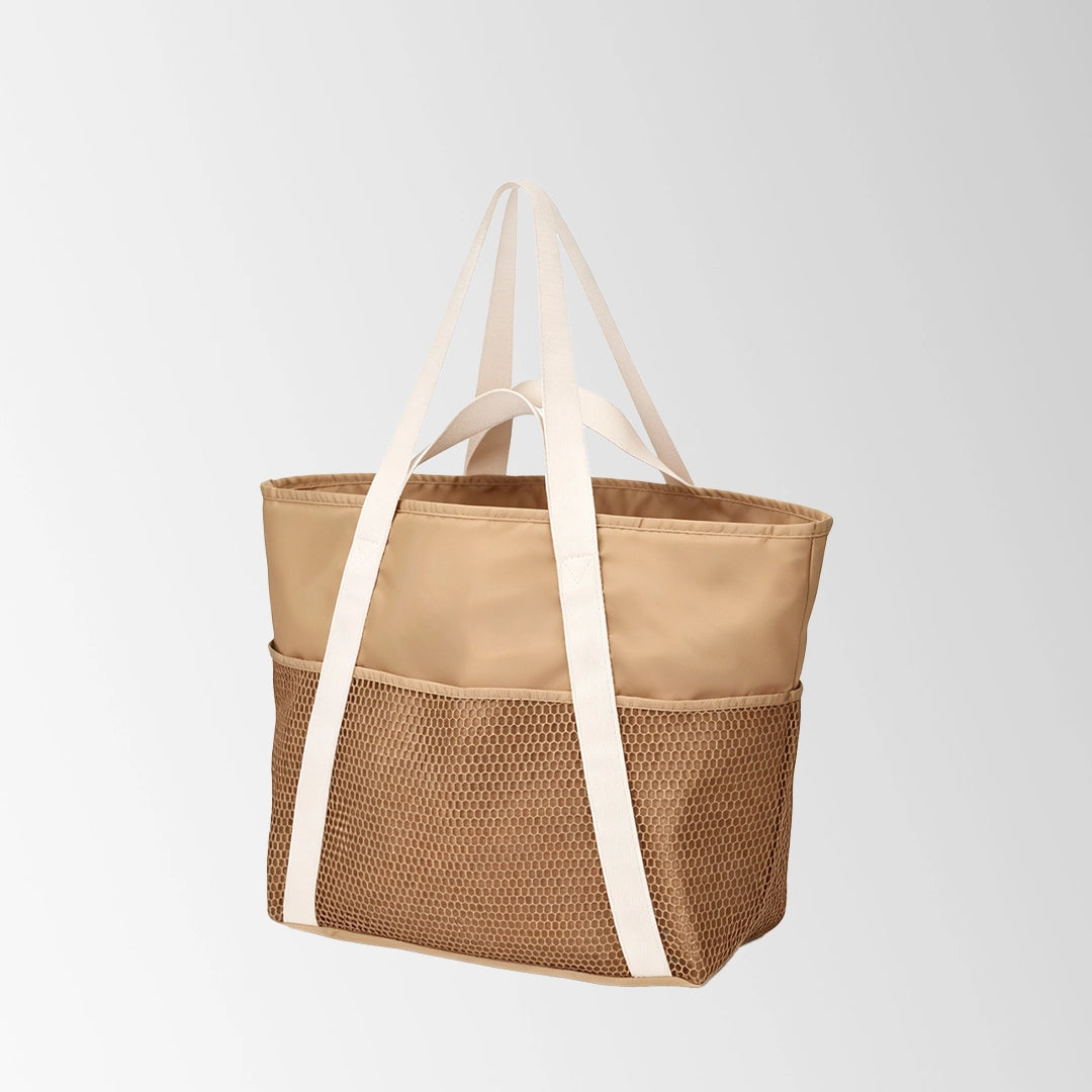 Promotional Waterproof Mesh Beach Tote Bags with Dual-Handle