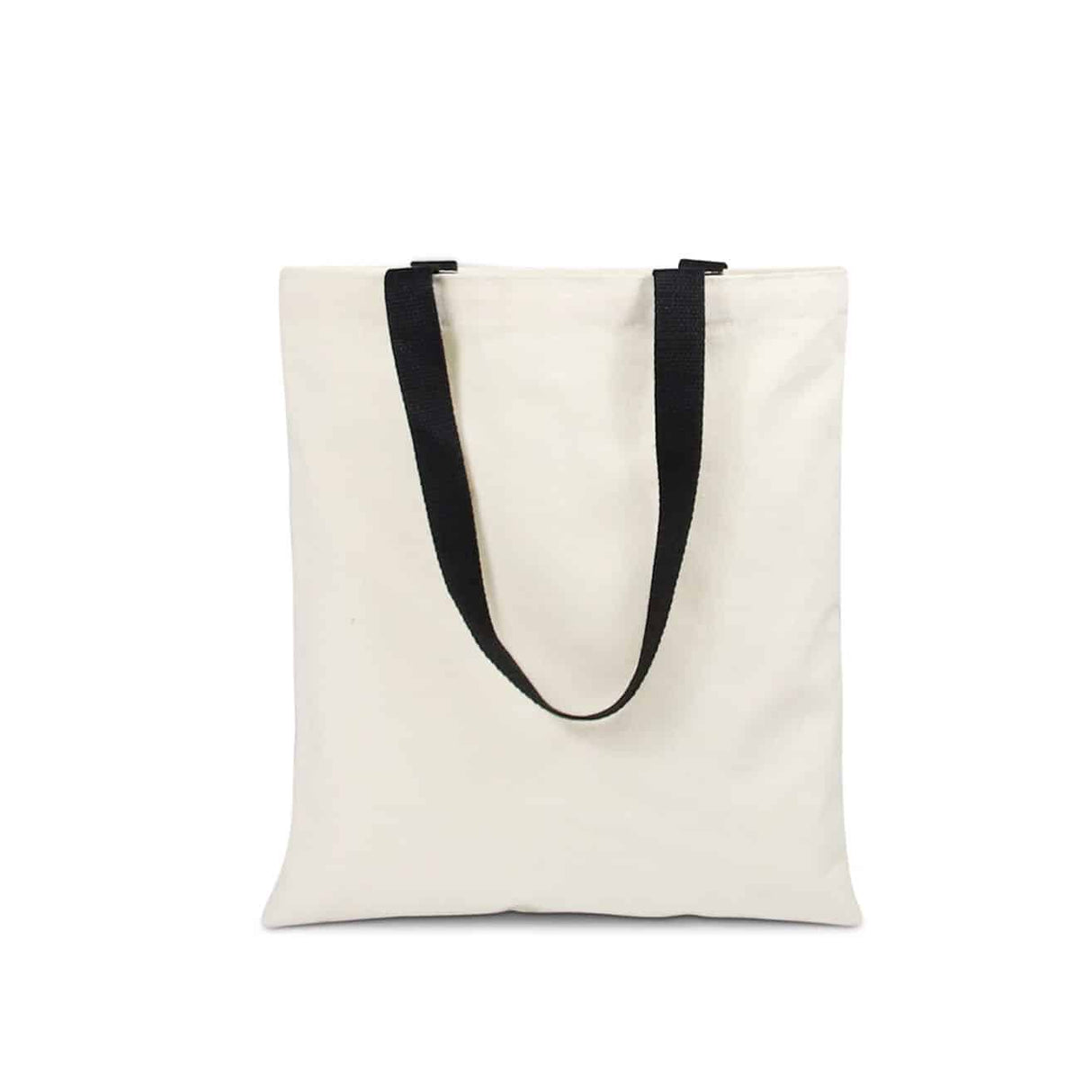 Cheap Canvas Tote Bags with Color Handles in Bulk