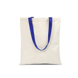 Cheap Canvas Tote Bags with Color Handles in Bulk