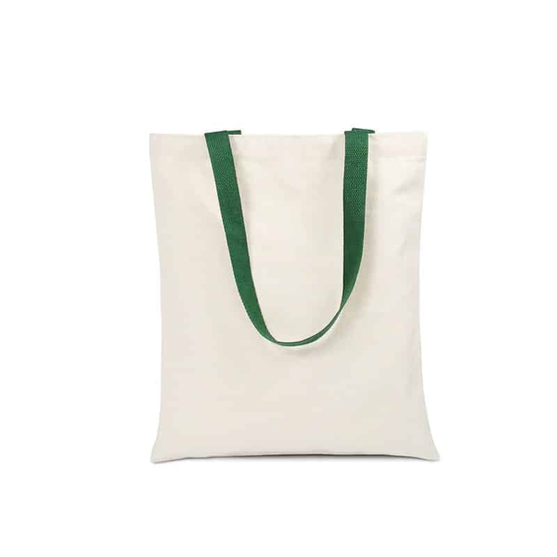 Cheap Canvas Tote Bags with Color Handles in Bulk