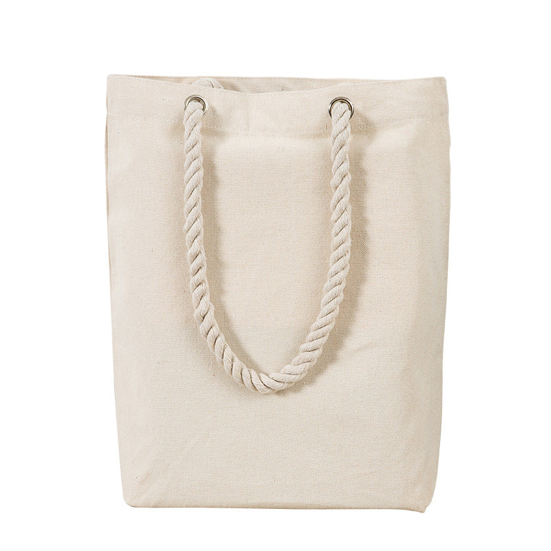 Medium Wholesale Sturdy Canvas Tote Bags with Rope Handles