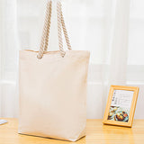 Medium Wholesale Sturdy Canvas Tote Bags with Rope Handles