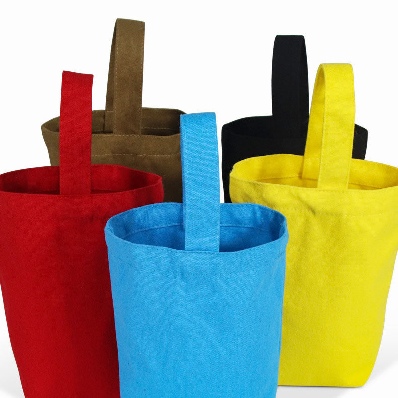 Wholesale Cheap Canvas Lunch Tote Bags with Bottom Gusset