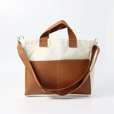 Wholesale Heavyweight Canvas Tote Bags with Adjustable Crossbody Handles