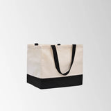 Foldable Large Canvas Tote Bag with Handles & Pockets