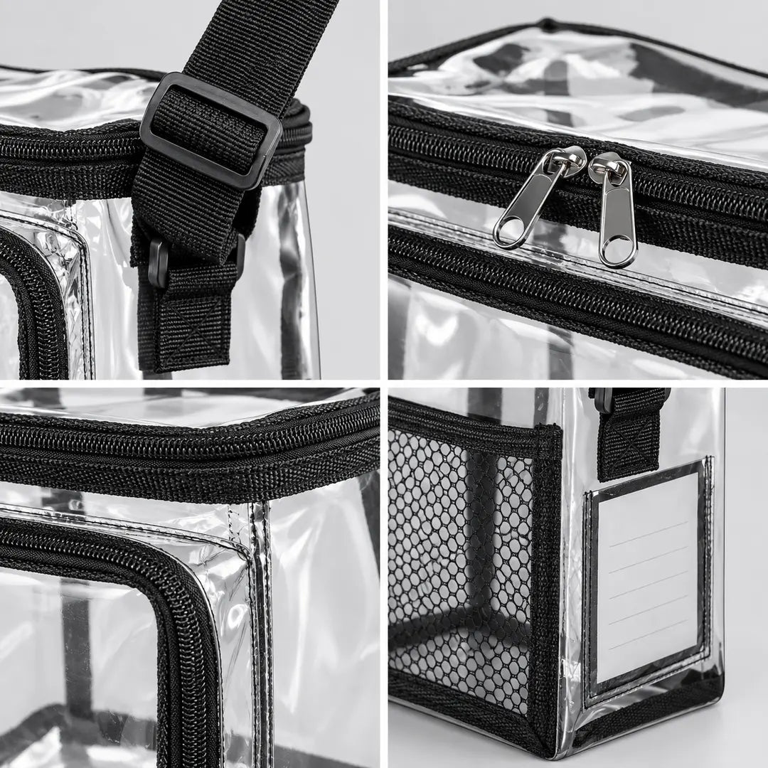 Wholesale Clear Lunch Bags with Adjustable Shoulder Strap