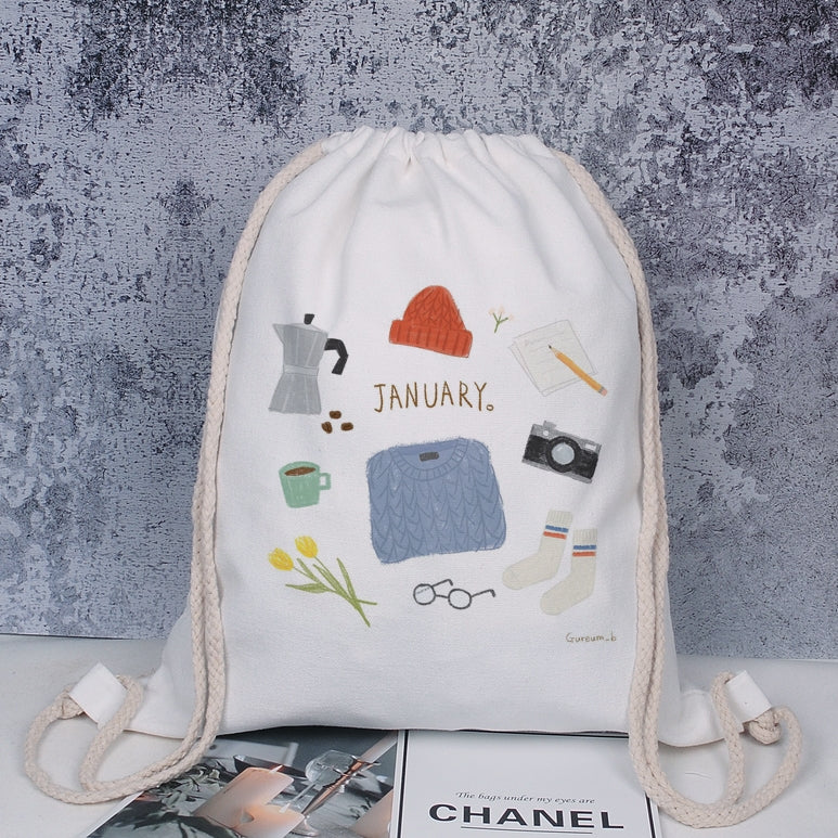 Custom Cotton Backpacks - Personalized Backpacks With Logo