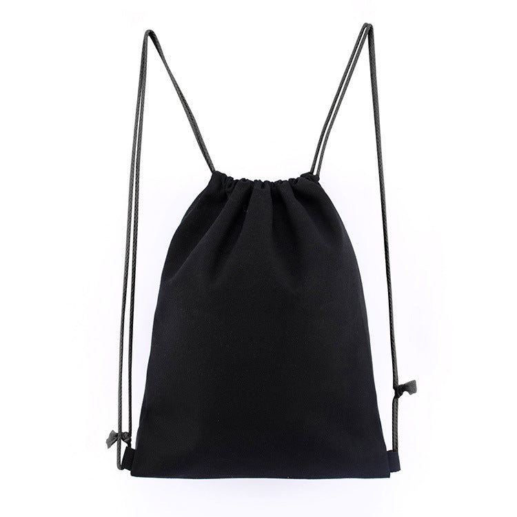 Wholesale Durable Color Canvas Drawstring Backpack Bags