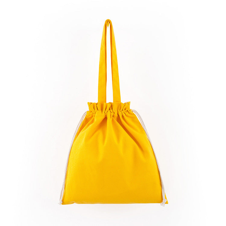 Buy Wholesale Durable Canvas Drawstring Shoulder Tote Bag