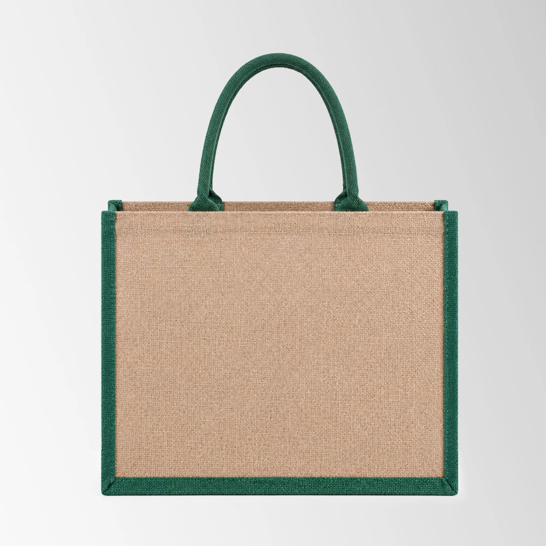 Fashion Color Personalized Jute Tote Bags