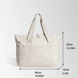 Foldable Large Capacity Custom Tote Bags for Work