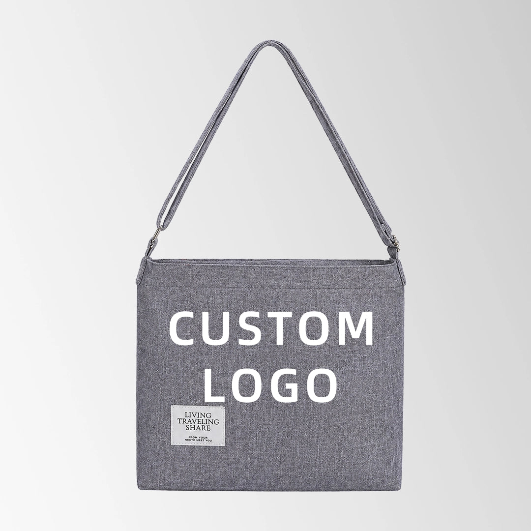 Large Soft Multi-Use Canvas Tote Bags with Zipper